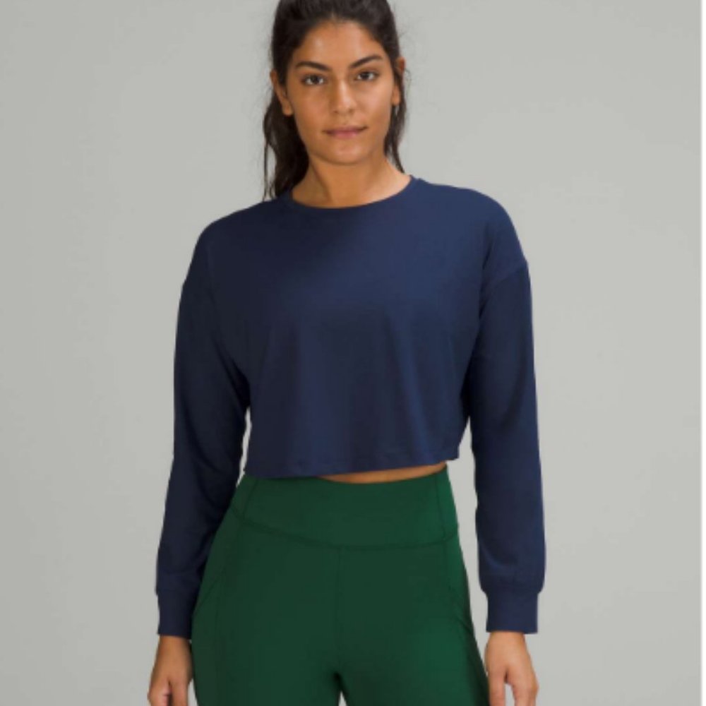 Lululemon Muscle Love Long Sleeve Shirt Night Sea